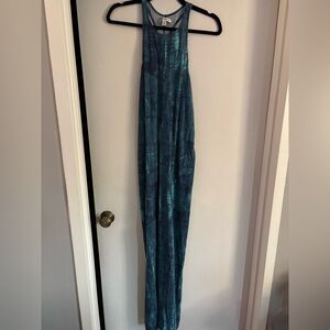 American Eagle Outfitters Teal Maxi Dress